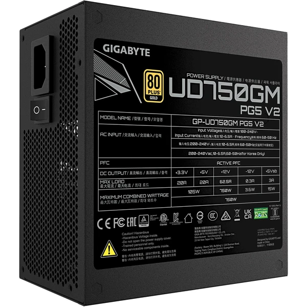 GIGABYTE GP-UD750GM PG5 V2 - Zdroje - Obrázek NCOK000K01