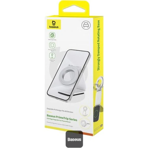Baseus PrimeTrip C02 magnetický držák do auta na palubní desku bílý - Držáky - Obrázek ND9R000K01
