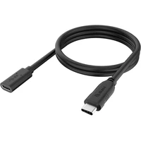 Akasa USB-C/USB-C prodlužovací kabel 4K 100W 1,2 m černý - Kabely a redukce