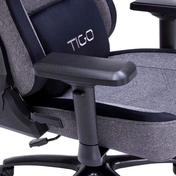 TIGO Raider herní židle šedočerná - Židle - Obrázek NDMF000K01