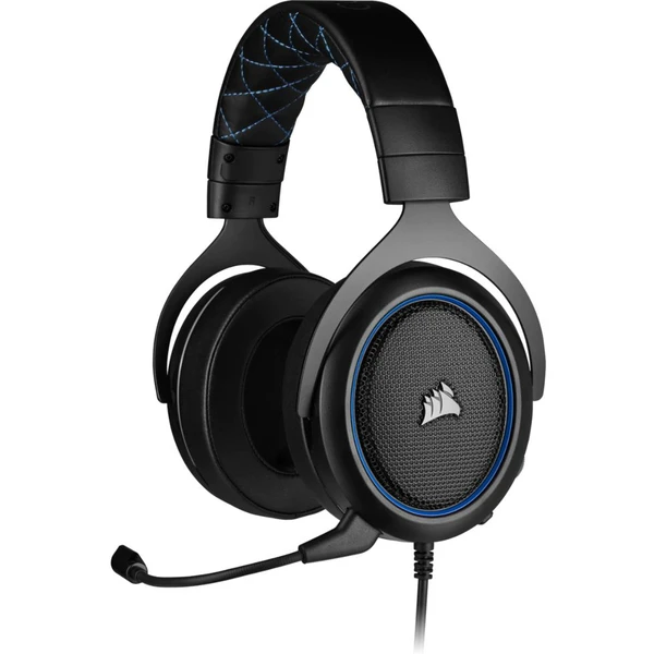 CORSAIR herní headset HS50 PRO Stereo Blue - Sluchátka - Obrázek NDRTF00101
