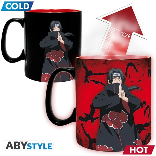 Hrnek Abysse Corp Naruto Shippuden - Kakashi/Itachi (měnící se motiv) 460 ml - Hrnky - Obrázek NDXH000K01
