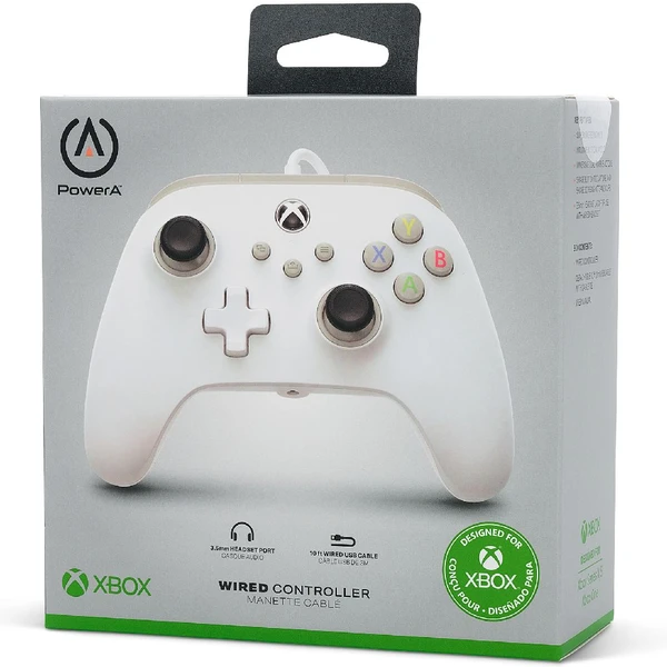 PowerA drátový herní ovladač (Xbox) bílý - Herní ovladače - Obrázek NEC9700301