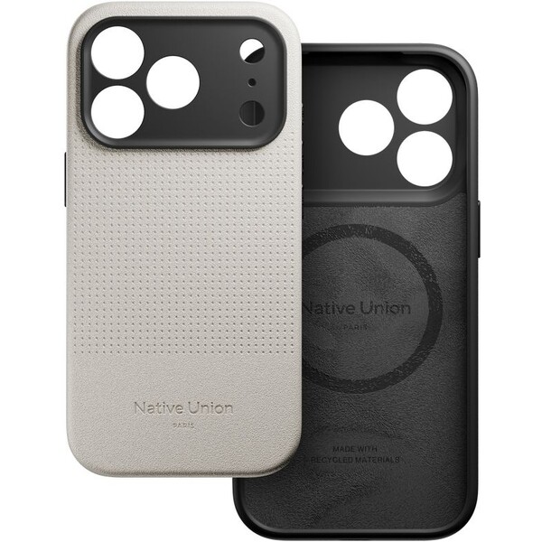 Native Union Active Case MagSafe kryt z recyklovaného materiálu iPhone 17 Pro sandstone