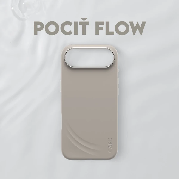 PanzerGlass® CARE Flow kryt s MagSafe Apple iPhone Air Vanilla - Pouzdra - Obrázek NGDH000K01