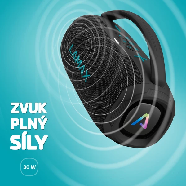 LAMAX PartyGo1 Mini bezdrátový reproduktor černý - Reproduktory - Obrázek NGSL000K01