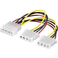 PremiumCord napájecí rozdvojka 5,25" - 2x 5,25" - Kabely a redukce