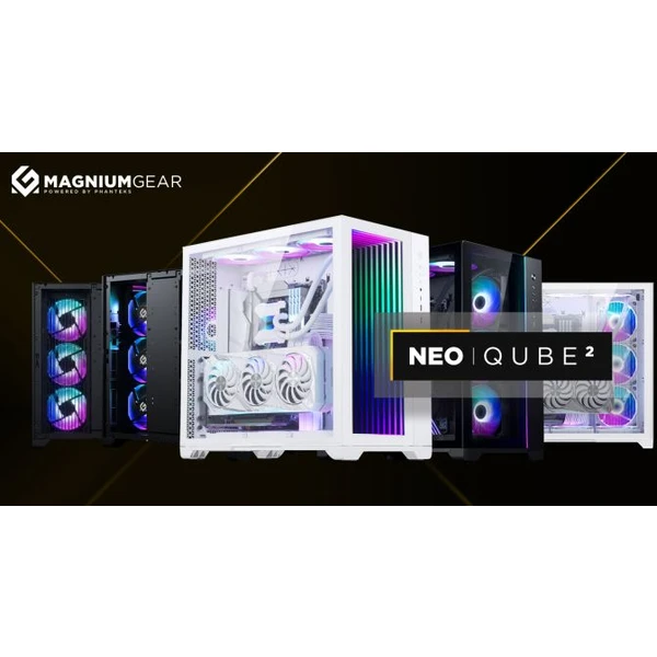 Magniumgear Powered by Phanteks NEO Qube 2IM bílá - Počítačové skříně - Obrázek NH6I300401