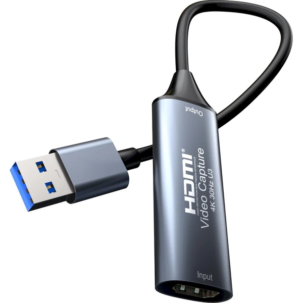 PremiumCord HDMI capture/grabber USB-A šedý - Záznamová zařízení - Obrázek NH8L000K01