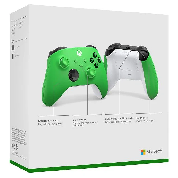 Xbox Wireless Controller Velocity Green - Herní ovladače - Obrázek NHVL100501