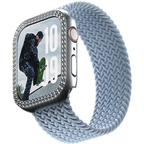 PanzerGlass® SAFE Apple Watch 10 (46mm) bumper třpytivě stříbrný rámeček