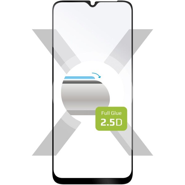 FIXED 2,5D Full-Cover tvrzené sklo Xiaomi Redmi A3/POCO C61 černé