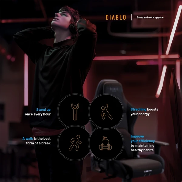 Diablo X.One Prime Normal Size herní židle černá - Židle - Obrázek NICG000K01