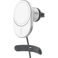 Belkin BOOST CHARGE (Qi2) MagSafe držák do auta, 15W, šedý (bez adaptéru) - Držáky
