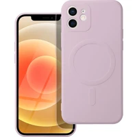 Smarty Mag silikonový kryt s MagSafe iPhone 12 růžový - Pouzdra