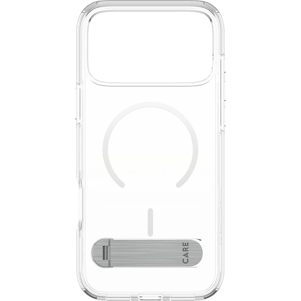 PanzerGlass® CARE Kickstand kryt s MagSafe Apple iPhone 17 Pro Max stříbrný/bílý - Pouzdra - Obrázek NJDH000K01