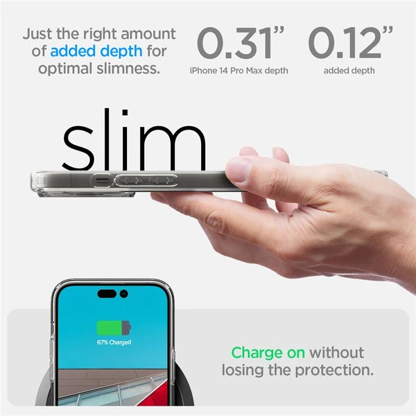 Spigen Ultra Hybrid Mag kryt iPhone 14 Pro Max bílý - Pouzdra - Obrázek NK1H300401