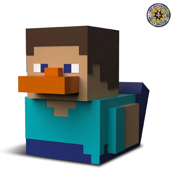 Tubbz kachnička Minecraft - Steve (první edice) - Figurky - Obrázek NK9C000O01