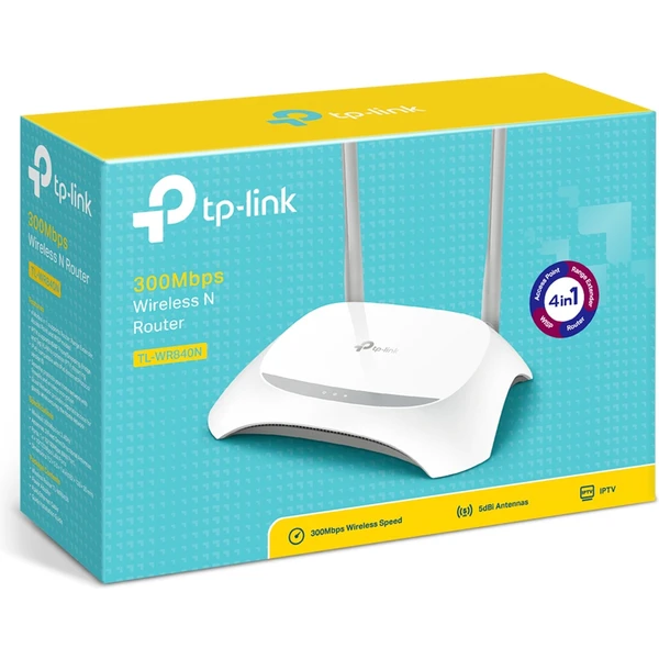 TP-Link TL-WR840N Wi-Fi 4 router bílý - Routery - Obrázek NKBFF00101