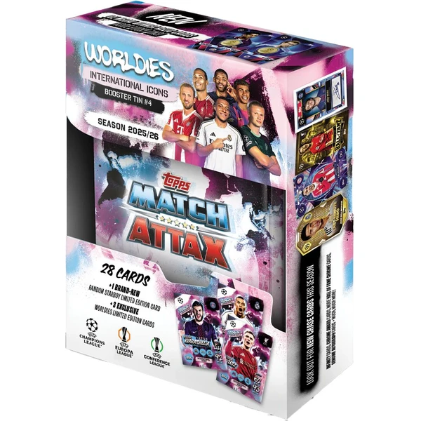 Fotbalové karty Topps UCC Match Attax 2025/26 Booster Tin - Fotbalové karty - Obrázek NKDJ000K01