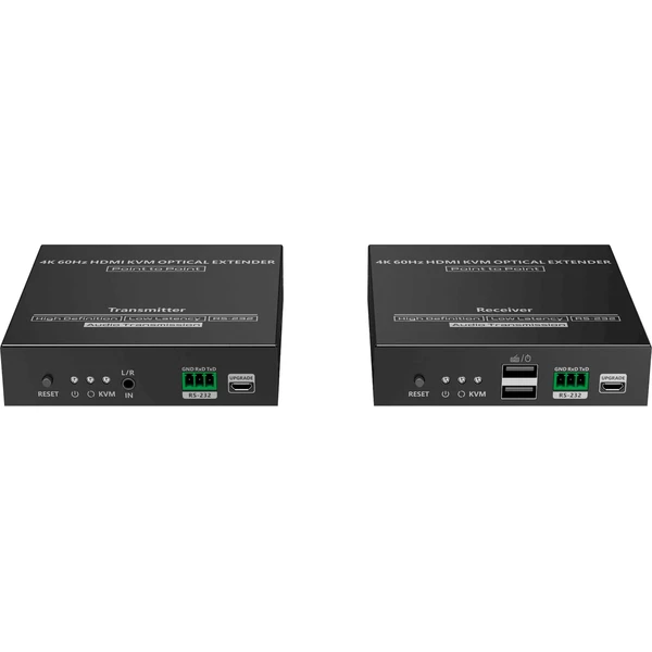 PremiumCord Optický HDMI KVM extender 4K@60Hz 4:4:4 až na 40km - Ostatní - Obrázek NKNF000K01