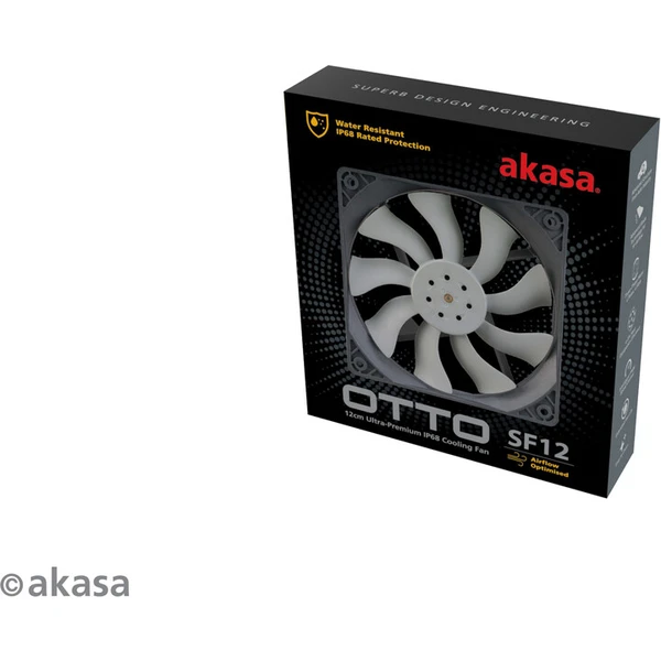 Akasa OTTO SF12, 120mm, šedá - Ventilátory pro PC - Obrázek NM4X600301