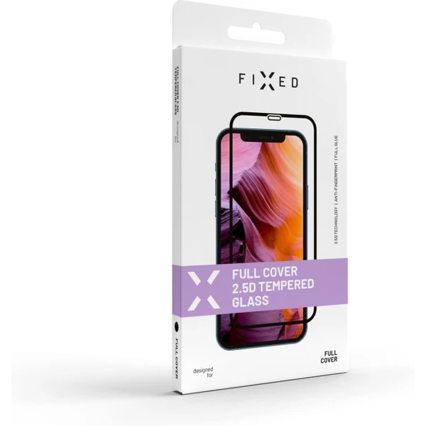 FIXED 2,5D Full-Cover tvrzené sklo 0,33mm Motorola Moto Edge 30 Neo černé - Ochranné folie a skla - Obrázek NM62G00101