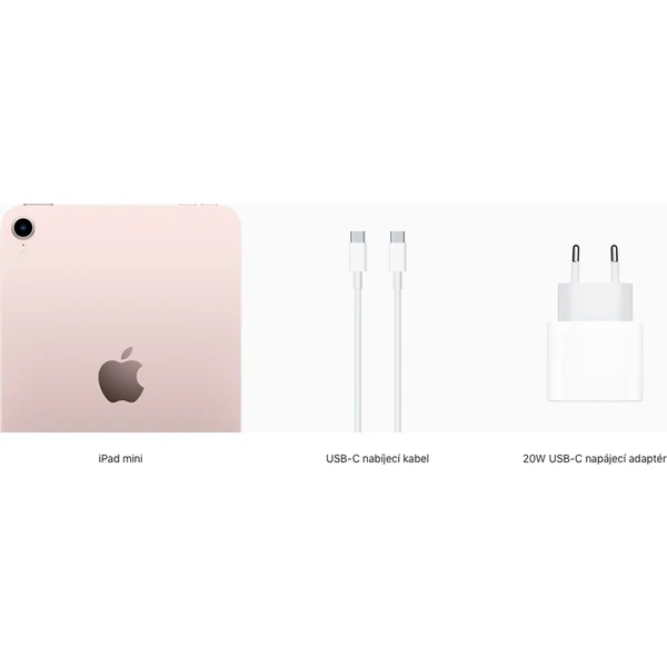 Apple iPad mini 64GB Wi-Fi + Cellular růžový (2021) (Kategorie C) - Tablety - Obrázek NMS5300401