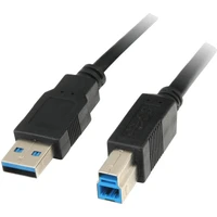 PremiumCord USB-A/USB-B propojovací kabel 3m černý - Kabely a redukce