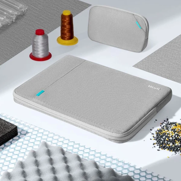 tomtoc Sleeve Kit 14" MacBook Pro tmavě šedá - Brašny - Obrázek NO9H000K01