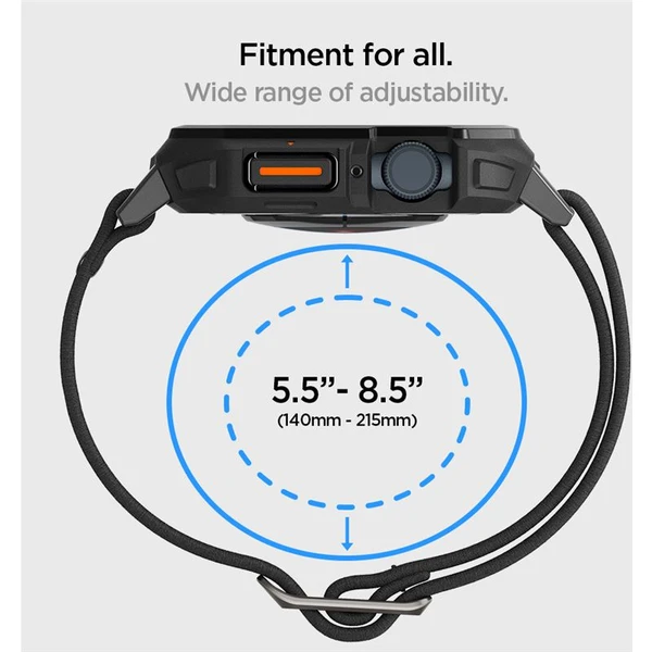 Spigen Lite Fit Pro řemínek Apple Watch 45/44mm matně černý - Řemínky - Obrázek NOA1000P01