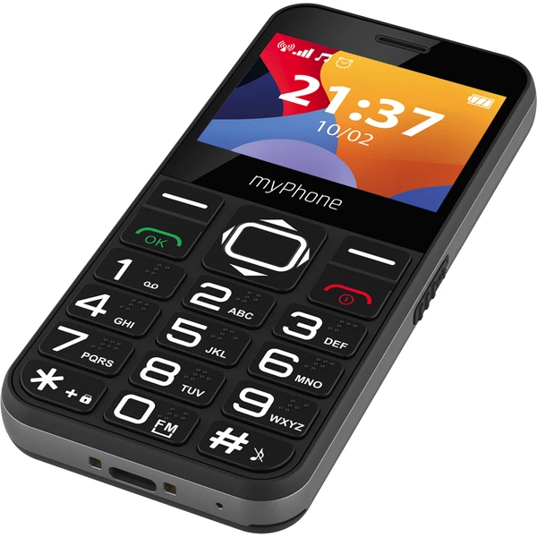 myPhone Halo 3 Senior s nabíjecím stojánkem černý - Mobilní telefony - Obrázek NORE300401