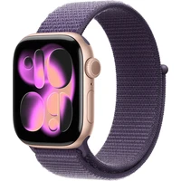 Apple Watch 42/41/40/38mm mlžně fialový provlékací sportovní řemínek - Řemínky