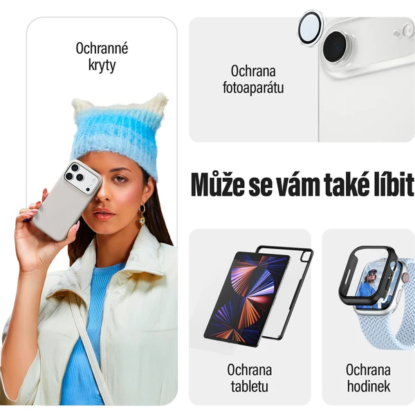 PanzerGlass® Ceramic II sklo Apple iPhone 17/16 Pro s instalačním rámečkem - Ochranné folie a skla - Obrázek NTEH000K01