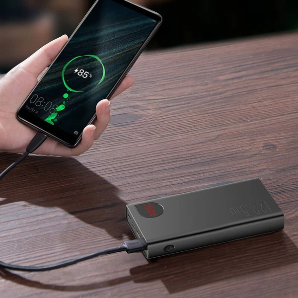 Baseus Adaman Metal 20000mAh, 22,5W černá - Powerbanky - Obrázek NTHL000K01