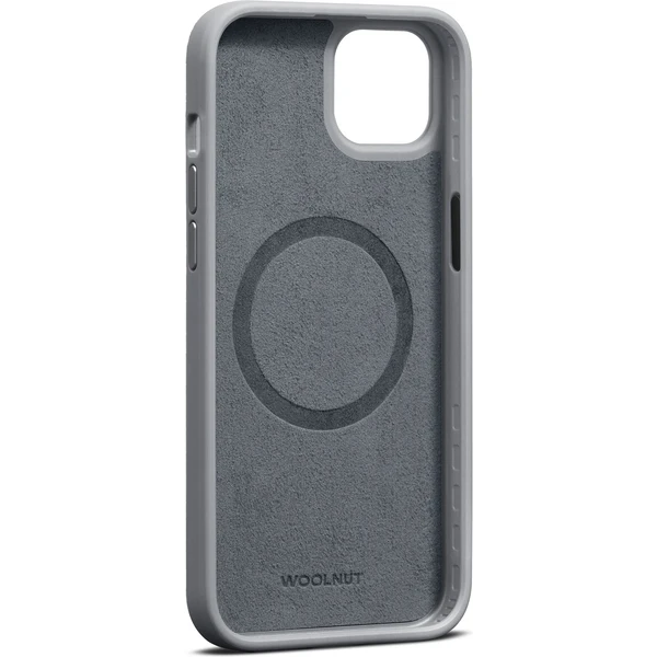 Woolnut MagSafe kožený kryt pro iPhone 15 Plus šedý - Pouzdra - Obrázek NU00000L01