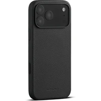 Woolnut MagSafe kožený kryt iPhone 17 Pro Max černý - Pouzdra