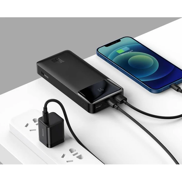 Baseus Bipow powerbanka 20000mAh černá - Powerbanky - Obrázek NUTL000K01