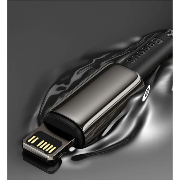 Baseus Tungsten Gold USB-C/Lightning napájecí kabel 20W 1m černý - Kabely a redukce - Obrázek NVKGF00101
