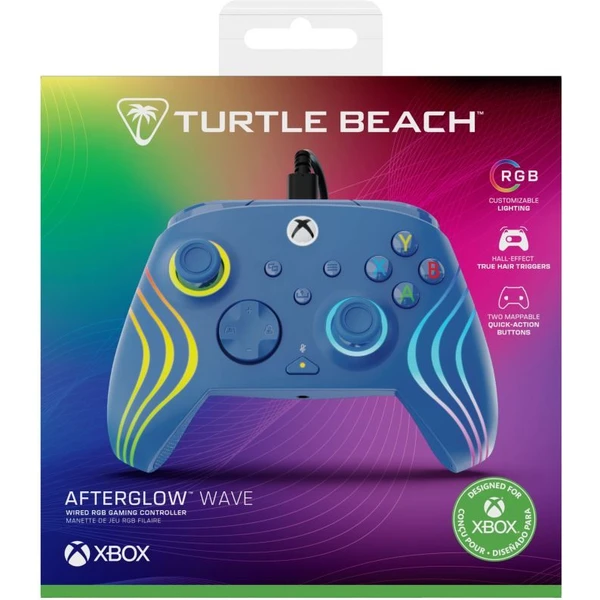 Turtle Beach herní ovladač RGB Afterglow Wave (XBOX/PC) modrý - Herní ovladače - Obrázek NWMH000K01