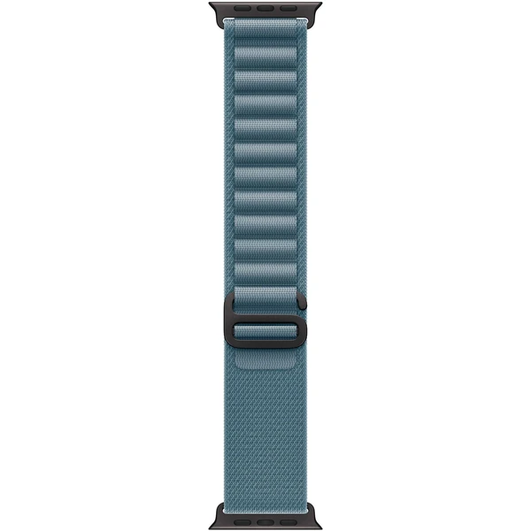 Apple Watch 49/46/45/44mm světle modrý Alpský tah velký černý titan - Řemínky - Obrázek NWWH000K01