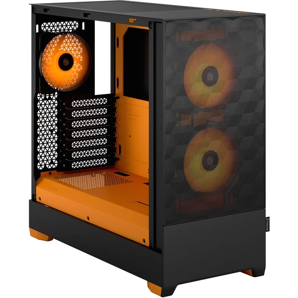 Fractal Design Pop Air RGB Orange Core TG Clear Tint - Počítačové skříně - Obrázek NY6A000601