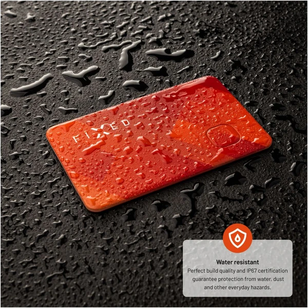 FIXED Tag Card smart lokátor s podporou Find My oranžový - Lokátory - Obrázek NZU0000P01