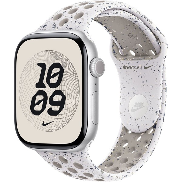 Apple Watch 49/46/45/44mm Veiled Grey sportovní řemínek Nike M/L