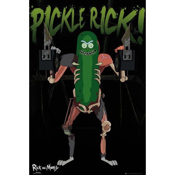Plakát Rick and Morty - Pickle Rick (8)