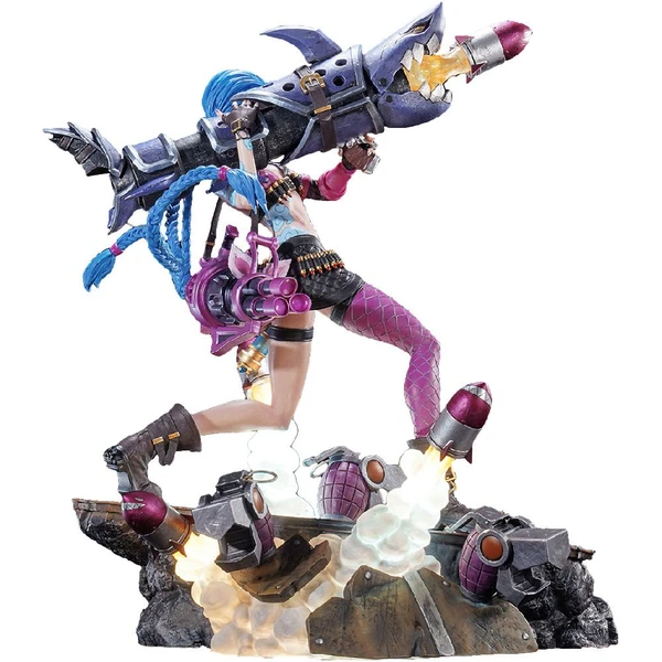 Soška PureArts League of Legends - Jinx & Vi 1/6 Scale Statue Bundle - Sochy a sošky - Obrázek O0Q7000J01