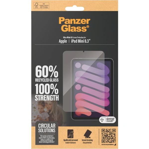 PanzerGlass Platinum tvrzené sklo Apple iPad Mini 8.3" - Ochranné folie a skla - Obrázek O0R4000J01