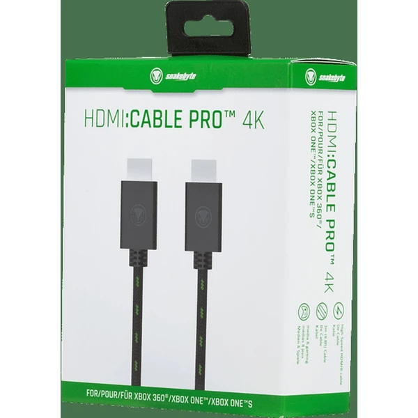 SNAKEBYTE HDMI PRO kabel ke konzoli Xbox One, 4K, (3m) - Kabely - Obrázek O0YL300401