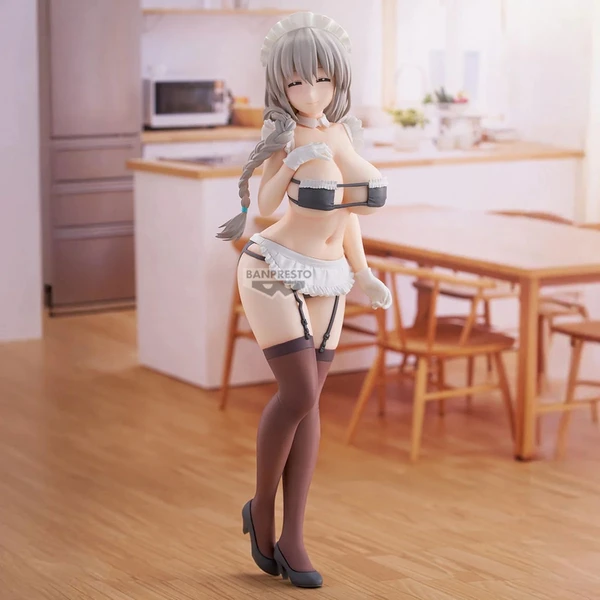 Figurka Bandai Uzaki-Chan Wants To Hang Out! Glitter&Glamours - Uzaki Tsuki Maid Ver. 27 cm - Figurky - Obrázek O14M000K01