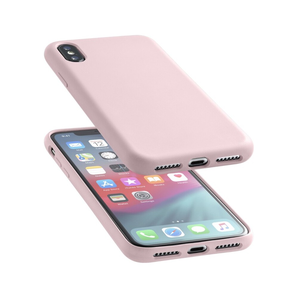 CellularLine SENSATION ochranný silikonový kryt Apple iPhone XS Max starorůžový